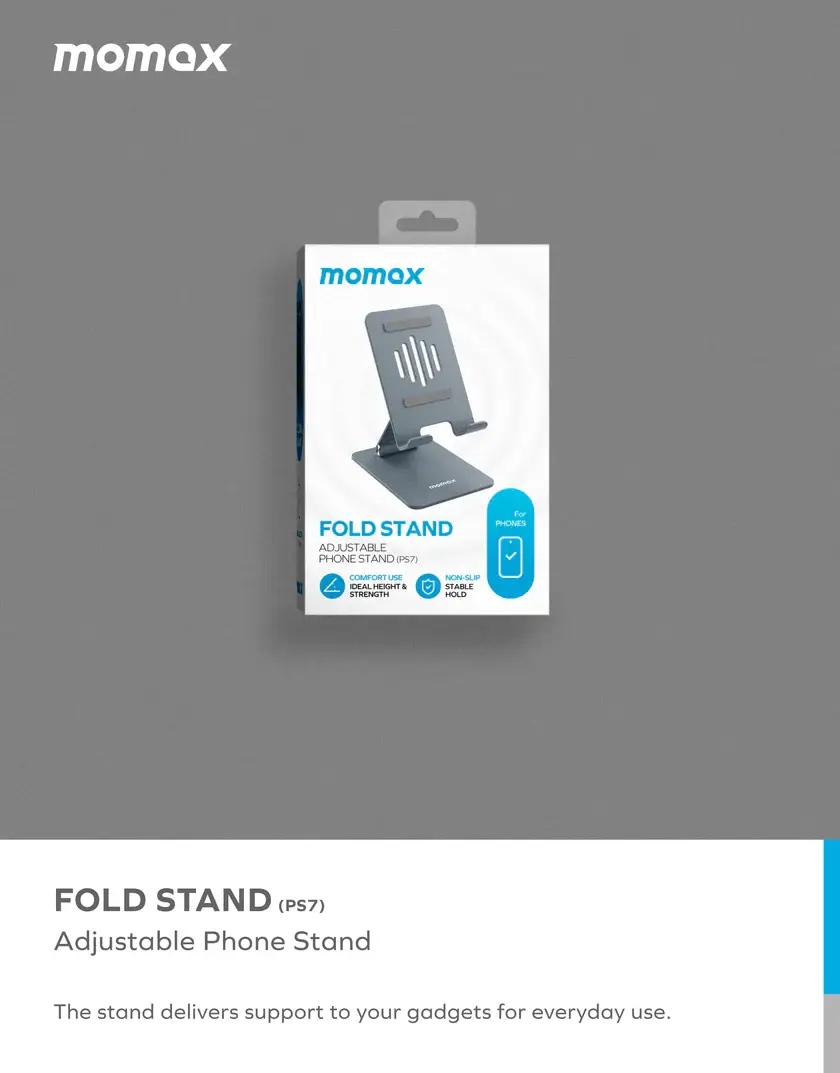 Momax PS7 Fold Stand Adjustable Phone Stand