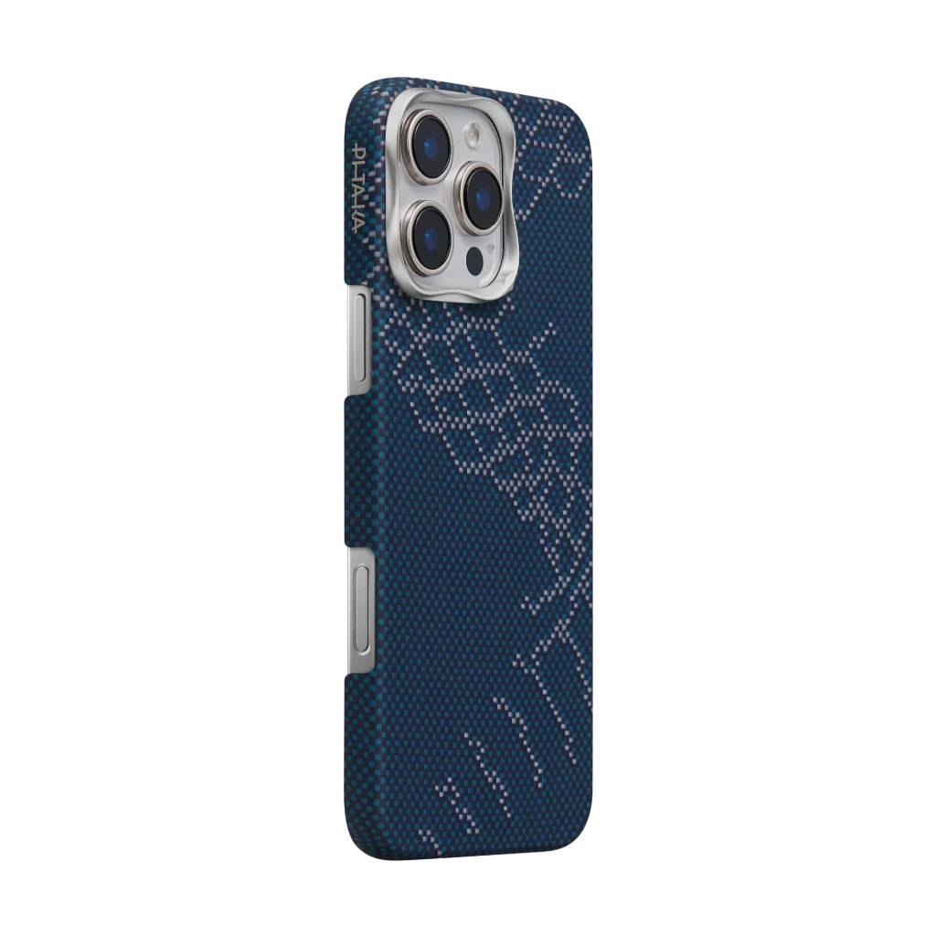 Pitaka Snake Ridge Case For iPhone 16 Pro Max (Snowy day) Pitaka Snake Ridge Case For iPhone 16 Pro Max (Snowy day)