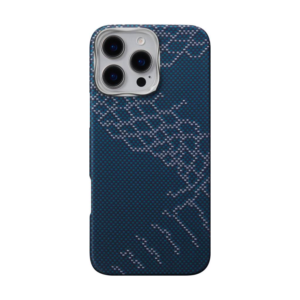 Pitaka Snake Ridge Case For iPhone 16 Pro Max (Snowy day) Pitaka Snake Ridge Case For iPhone 16 Pro Max (Snowy day)