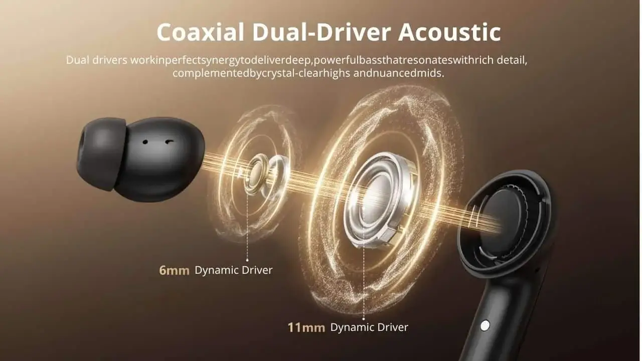 QCY MeloBuds N60 Pro: Hi-Res Audio ANC Wireless Earbuds