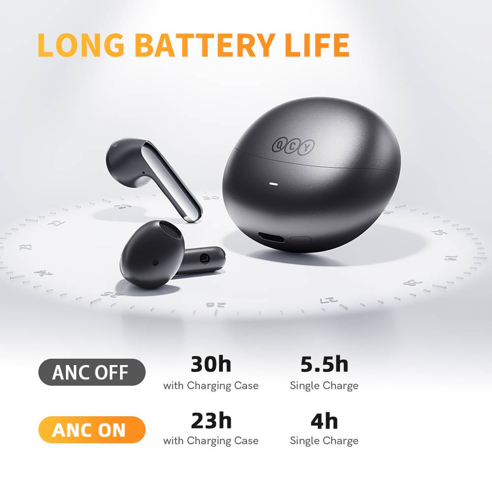 QCY AlyBuds Pro HT10 Semi In-Ear ANC Earbuds