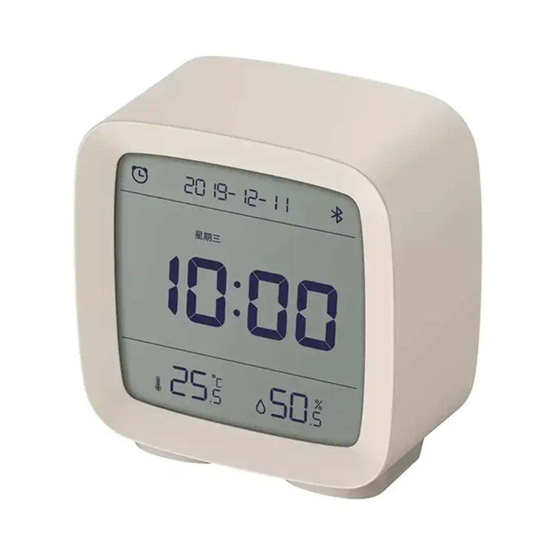Qingping Bluetooth Alarm Clock Temperature Humidity Monitoring Night Light With Display LCD Screen Work With Mijia App Qingping Bluetooth Alarm Clock Temperature Humidity Monitoring Night Light With Display LCD Screen Work With Mijia App