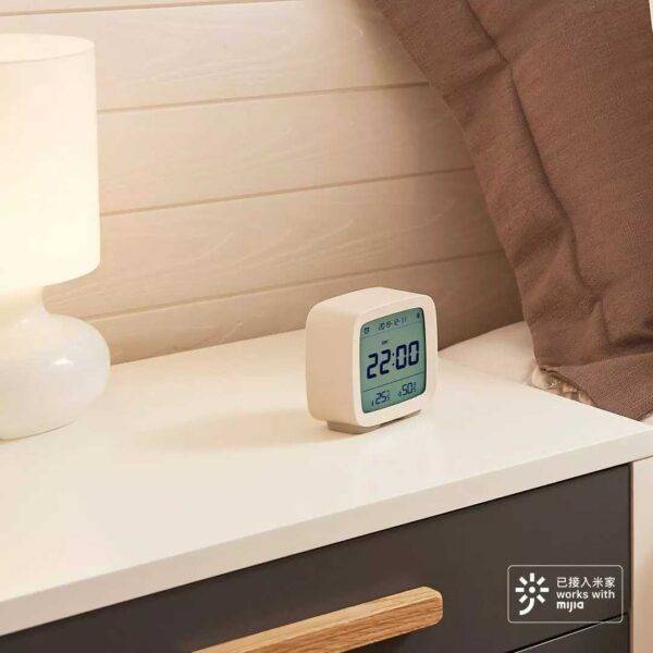 Qingping Bluetooth Alarm Clock Temperature Humidity Monitoring Night Light With Display LCD Screen Work With Mijia App Qingping Bluetooth Alarm Clock Temperature Humidity Monitoring Night Light With Display LCD Screen Work With Mijia App