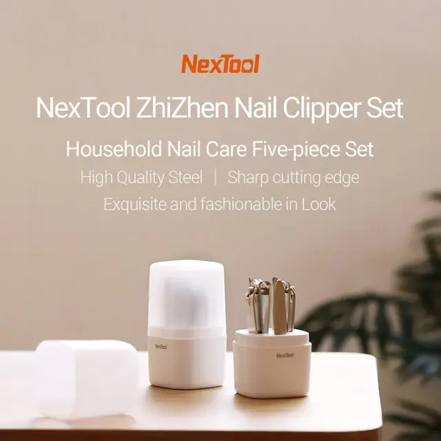 Xiaomi Nextool Stainless Steel Nail Clipper Set: Manicure Essentials Xiaomi Nextool Stainless Steel Nail Clipper Set: Manicure Essentials