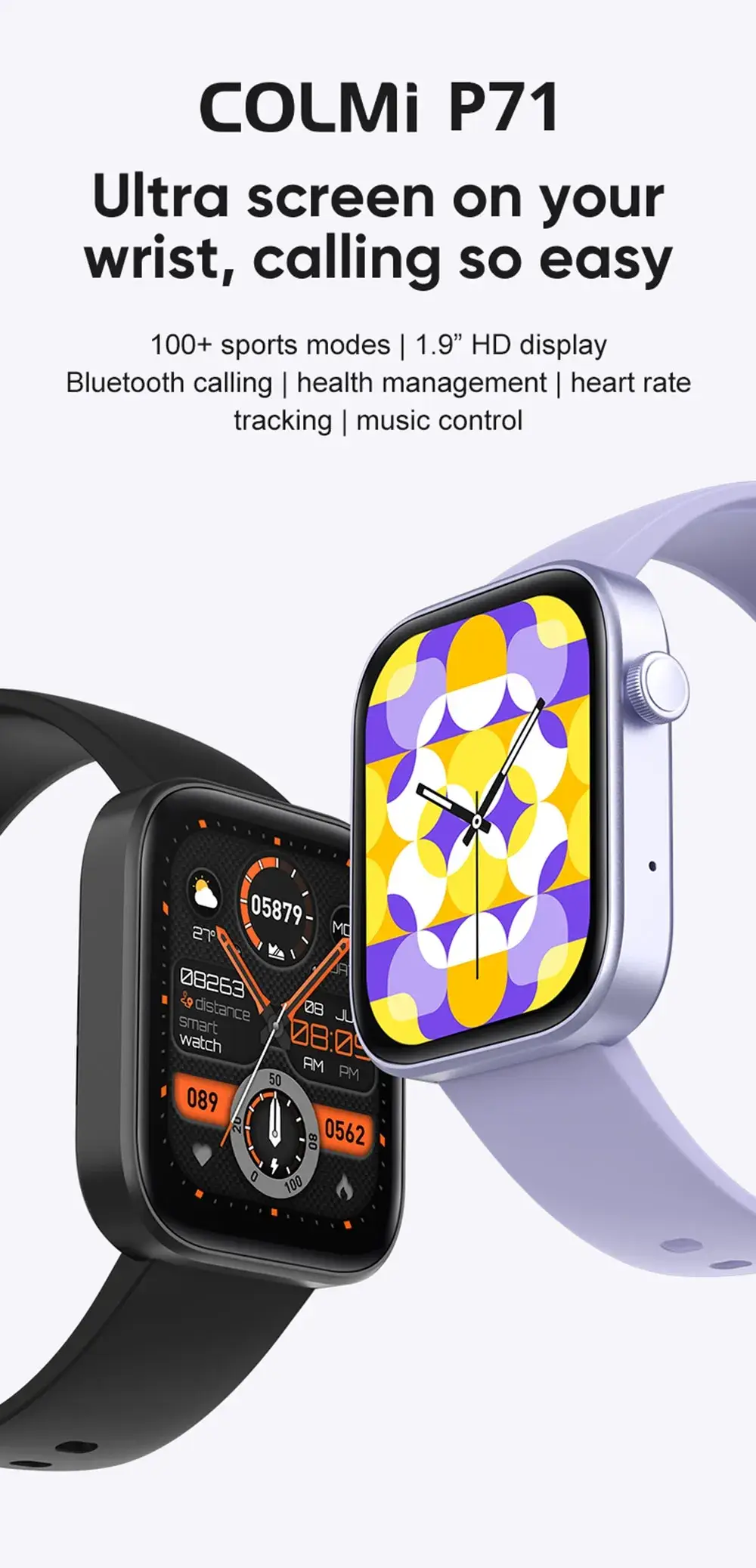 COLMi P71 Voice Calling Smartwatch