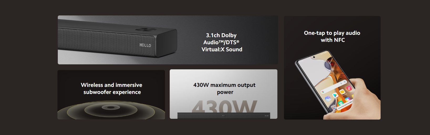 Xiaomi Mi Soundbar Cinema Edition (MDZ-35-DA)