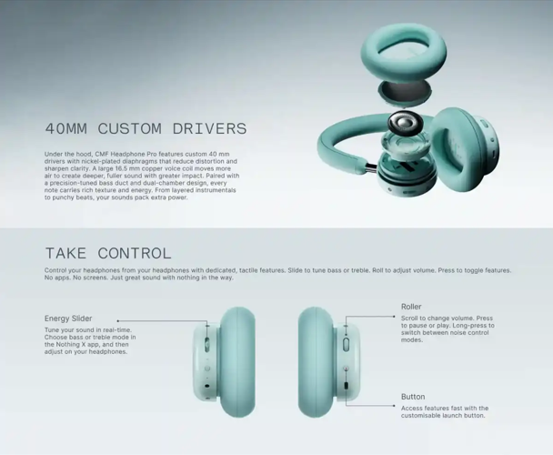 CMF Headphone Pro Hybrid Adaptive ANC