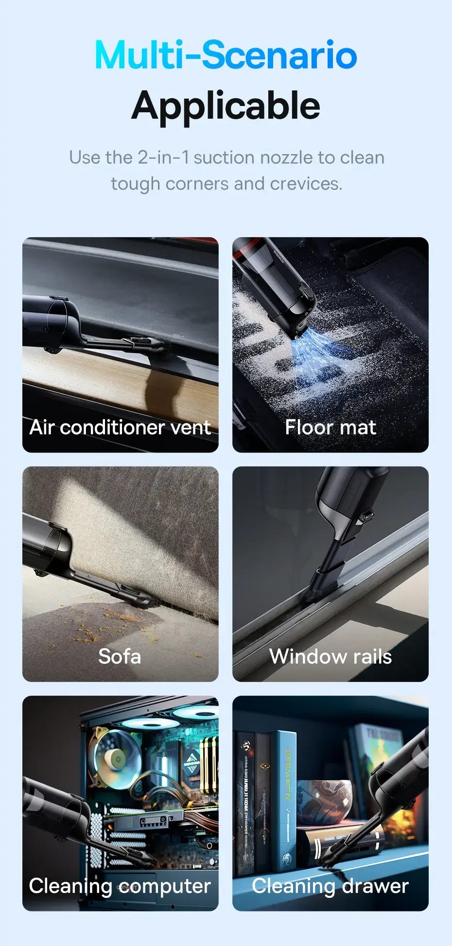 Baseus A5 Wireless Car Vacuum Cleaner
