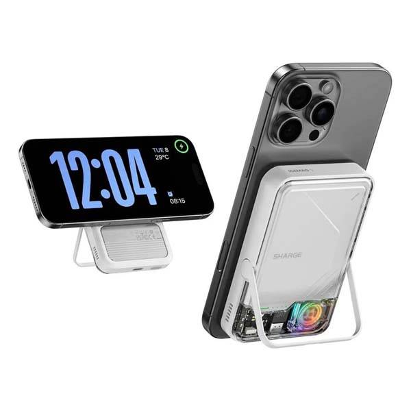 SHARGE IceMag 2 10000mAh 30W Magnetic Wireless Power Bank MagSafe Compatible