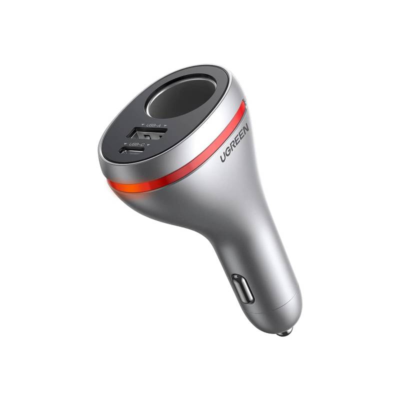 UGREEN 84W Car Charger Lighter Distributor Socket 12V / 24V DC 60W and PD 20W USB C Car Charger UGREEN 84W Car Charger Lighter Distributor Socket 12V / 24V DC 60W and PD 20W USB C Car Charger