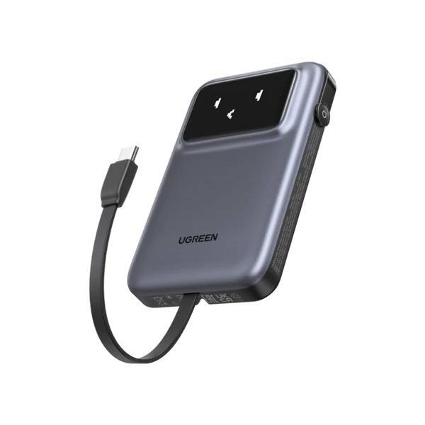 UGREEN PB511 10000mAh 30W Fast Charging Power Bank with Built-in USB-C Cable UGREEN PB511 10000mAh 30W Fast Charging Power Bank with Built-in USB-C Cable