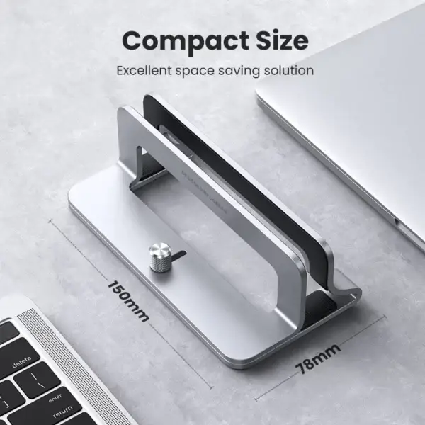 UGREEN Vertical Aluminum Foldable Laptop Stand Holder UGREEN Vertical Aluminum Foldable Laptop Stand Holder