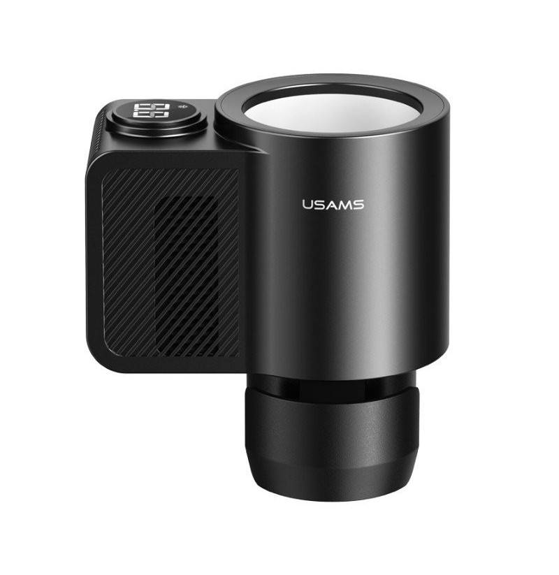 USAMS US-ZB160 Smart Car Hot and Cold Cup LED Display Fast Cooling and Heating Cup USAMS US-ZB160 Smart Car Hot and Cold Cup LED Display Fast Cooling and Heating Cup