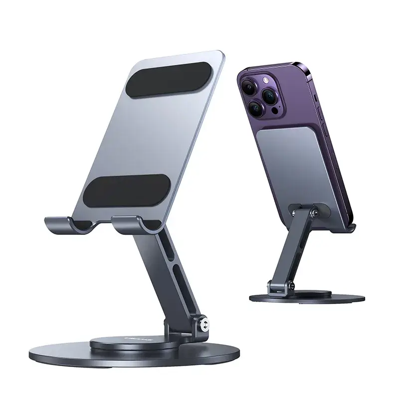 USAMS ZJ074 Aluminum Alloy 360 Rotating Folding Holder for Phone / Tablet USAMS ZJ074 Aluminum Alloy 360 Rotating Folding Holder for Phone / Tablet