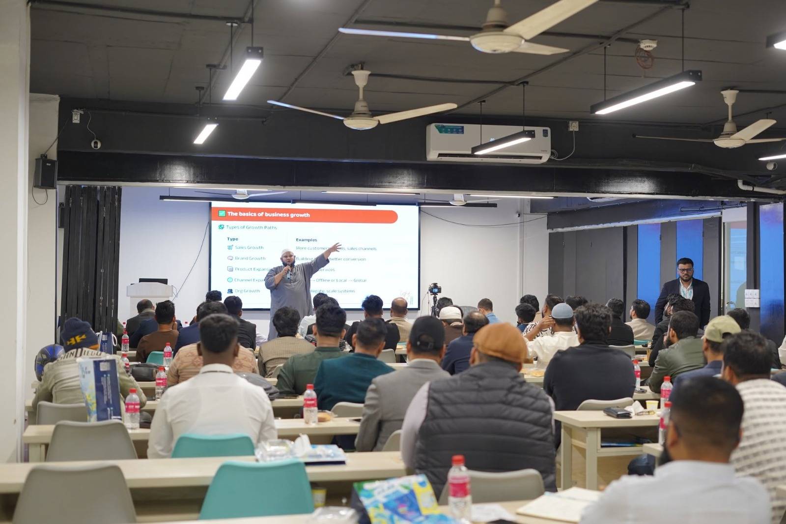Workshop moment — audience engagement