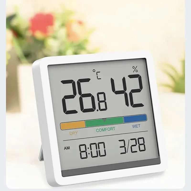 Xiaomi MIIIW Digital LCD Temperature Humidity Thermometer Hygrometer Clock Xiaomi MIIIW Digital LCD Temperature Humidity Thermometer Hygrometer Clock