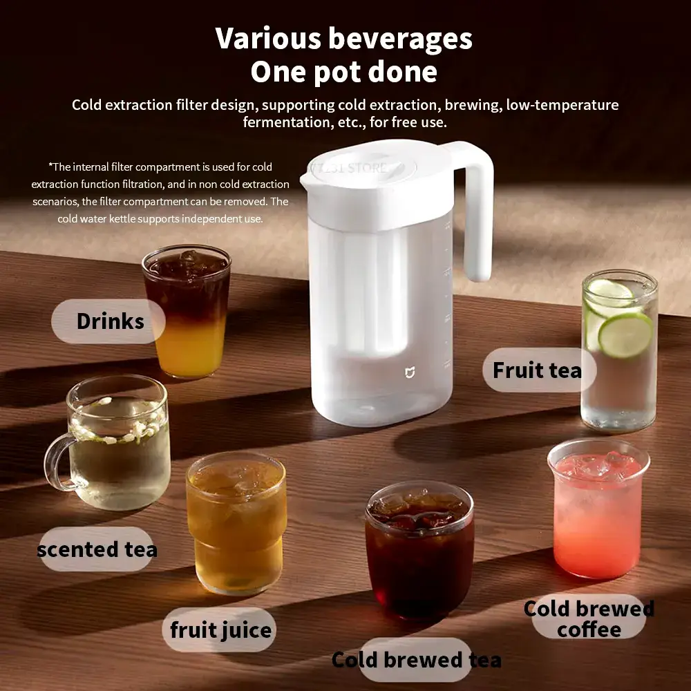 Xiaomi Mijia 1.6L Cold Water Kettle with Filter and Sealed Design