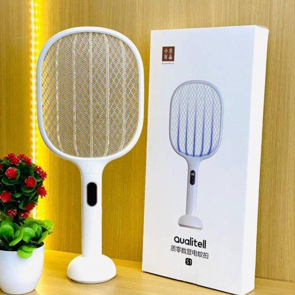 Xiaomi Qualitell S1 Smart Digital Display Electric Mosquito Swatter Racket Xiaomi Qualitell S1 Smart Digital Display Electric Mosquito Swatter Racket