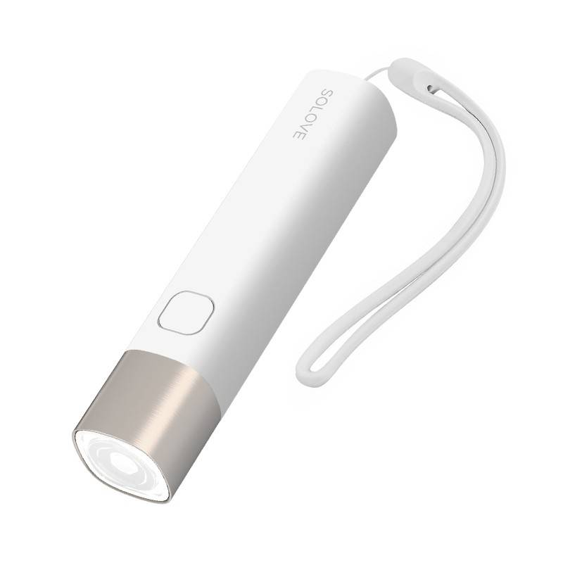 Xiaomi SOLOVE X3S Dual-Function USB Rechargeable Flashlight & Power Bank Xiaomi SOLOVE X3S Dual-Function USB Rechargeable Flashlight & Power Bank