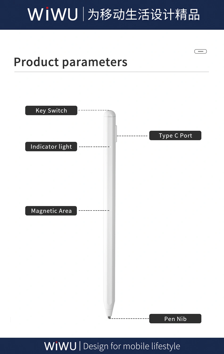WiWU Pencil Max Universal Stylus Pen