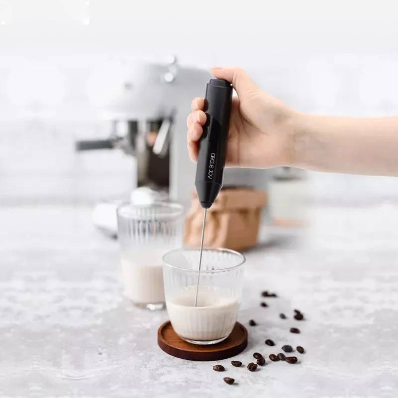 Youpin Circle joy Mini Electric Stainless Steel Automatic Milk Frother Youpin Circle joy Mini Electric Stainless Steel Automatic Milk Frother