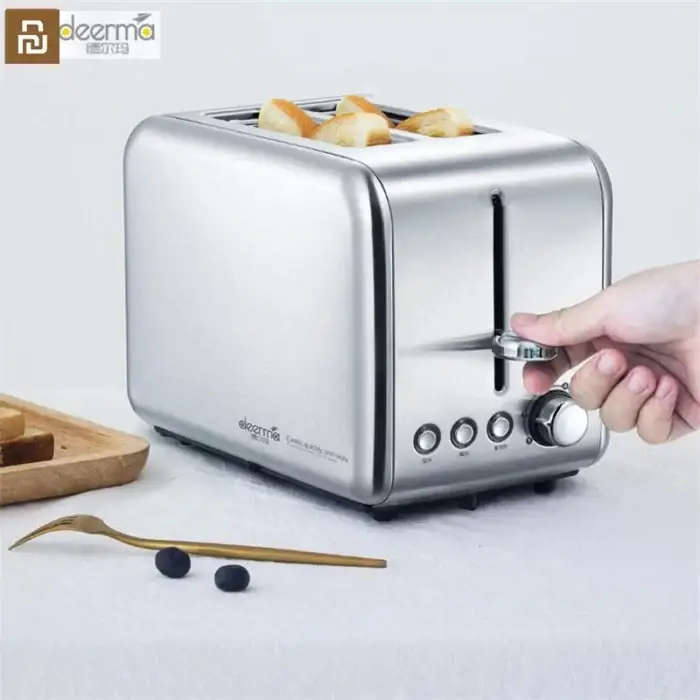 Youpin Deerma Stainless Steel Electric Bread Toaster Youpin Deerma Stainless Steel Electric Bread Toaster