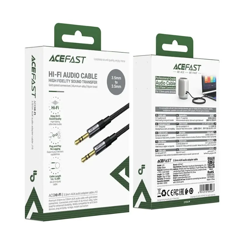 ACEFAST J10 audio cable (3.5mm male to 3.5mm male)