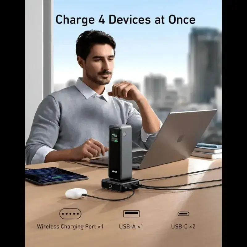 Anker GaNPrime 100W Ultra-Fast Charging Power Bank Base (A1902)