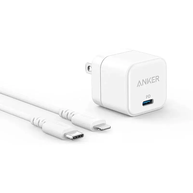 Anker PowerPort III 20W Cube Charger with USB-C to Lightning Cable Anker PowerPort III 20W Cube Charger with USB-C to Lightning Cable