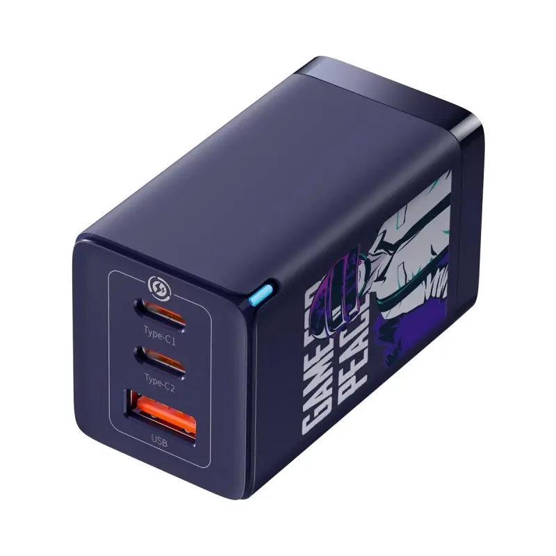 Baseus GaN5 Pro 65W Fast Charger with Dual Type-C and USB Ports Baseus GaN5 Pro 65W Fast Charger with Dual Type-C and USB Ports