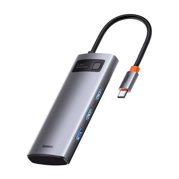 Baseus Metal Gleam Series/ Starjoy 5 in 1 Multifunctional Type-C Hub