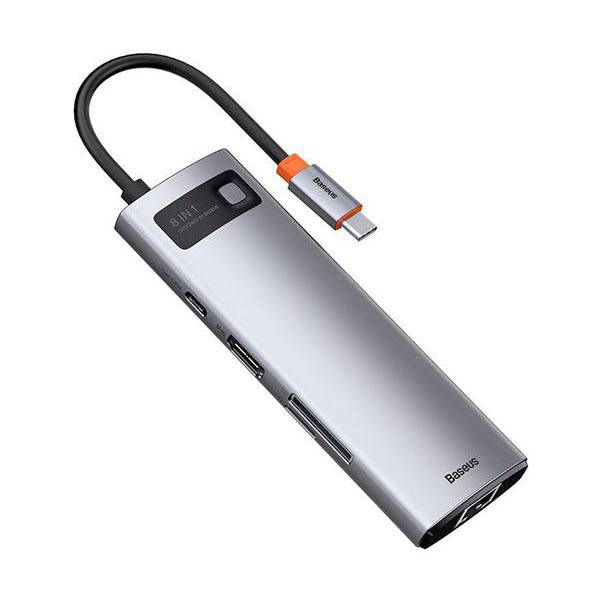 Baseus Metal Gleam Series/ Starjoy 8-in-1 Type-C Multifunctional Hub Docking Station