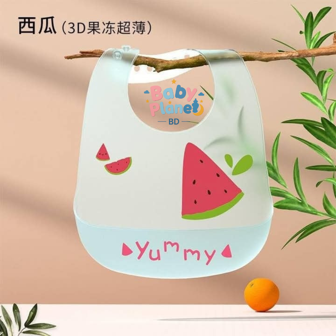 Imported Premium Baby Thin Silicone Bib 3