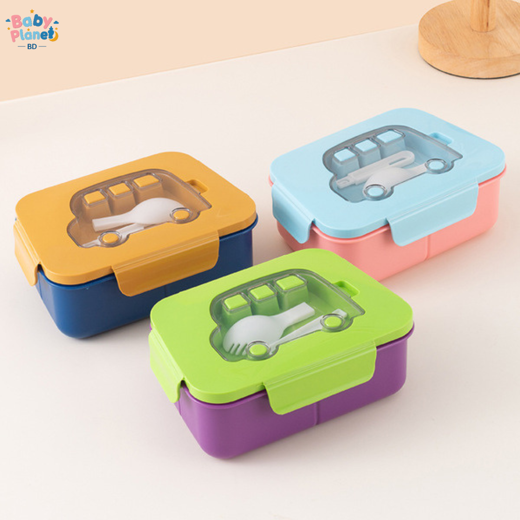 Portable Car Design Lunch Box  Food-Grade