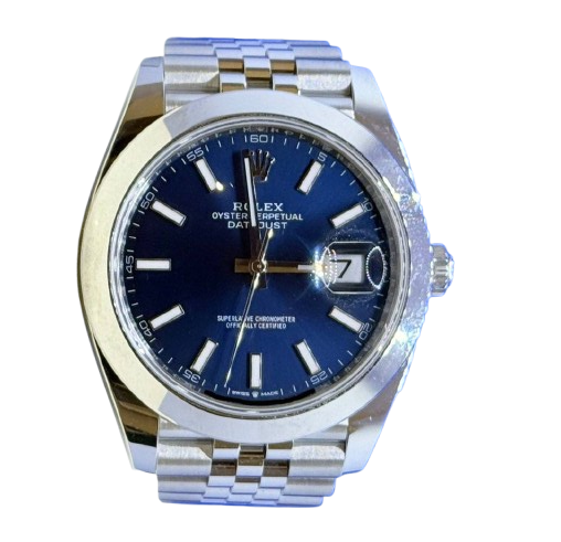 Rolex 126300 Datejust 41 Blue Dial Jubilee Bracelet Brand New 09/2025