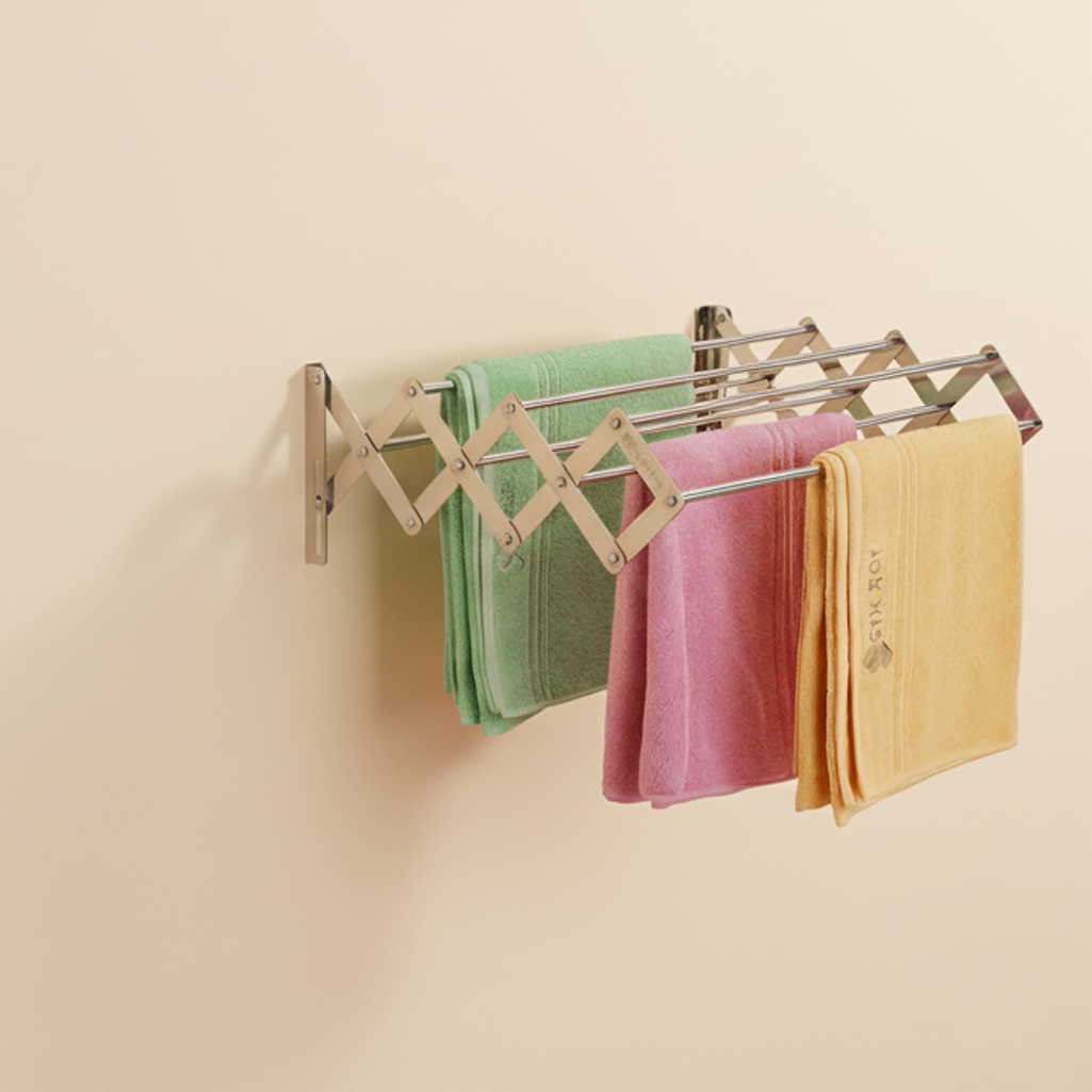 Wall Mounted Folding Hanger.