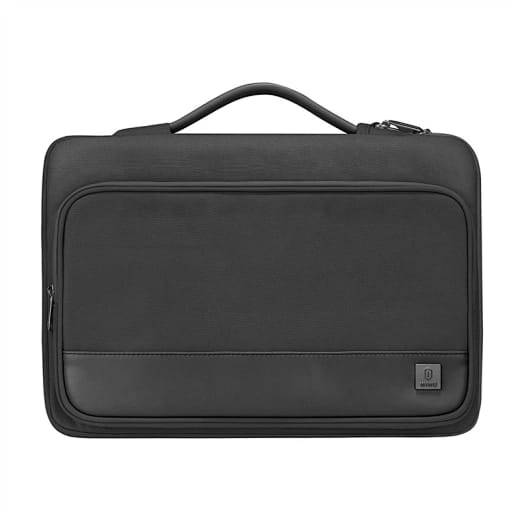 WiWU Cozy Classic Waterproof Polyester Laptop Sleeve with Anti-Drop Design & Carry Handle