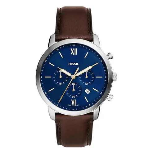 Fossil Neutra Blue Dial Men's Watch