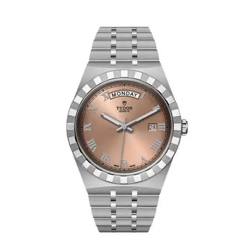 Tudor Royal Day-Date Salmon Dial 41mm Men's Watch - M28600-0009