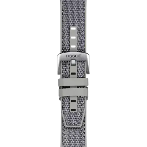 Tissot Seastar 1000 Black Dial Grey Strap 45.5mm Men's Watch