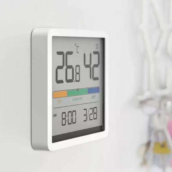 Xiaomi MIIIW Digital LCD Temperature Humidity Thermometer Hygrometer Clock Xiaomi MIIIW Digital LCD Temperature Humidity Thermometer Hygrometer Clock