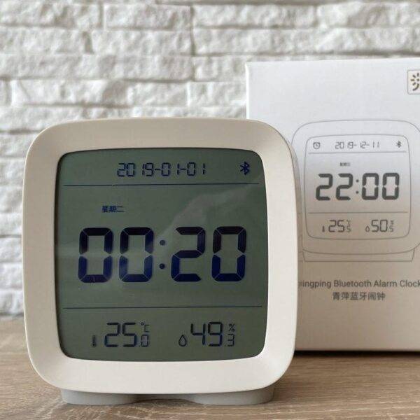 Qingping Bluetooth Alarm Clock Temperature Humidity Monitoring Night Light With Display LCD Screen Work With Mijia App Qingping Bluetooth Alarm Clock Temperature Humidity Monitoring Night Light With Display LCD Screen Work With Mijia App