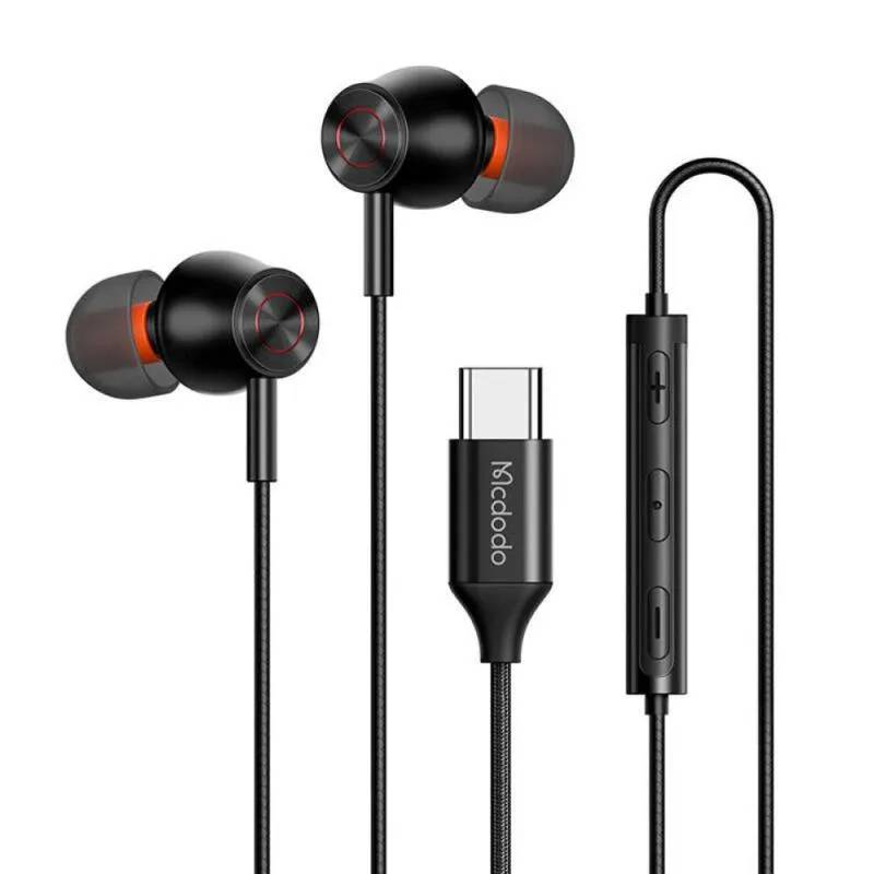 Mcdodo HP-3490 USB Type-C In-Ear Wired Earphones with Built-in Microphone
