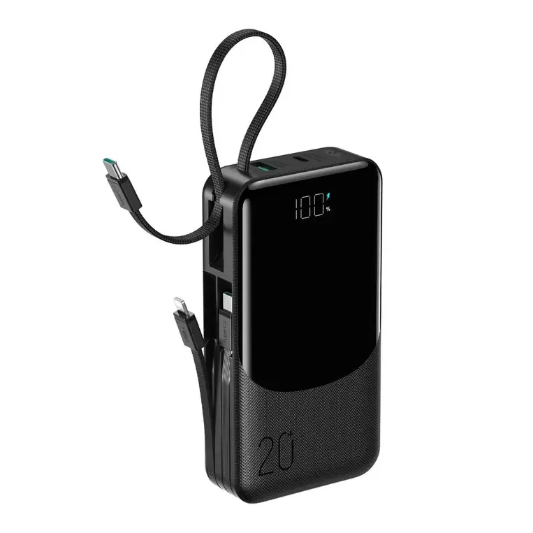 JOYROOM JR-PC2 20000mAh 22.5W Power Bank with Built-in 3 Cables