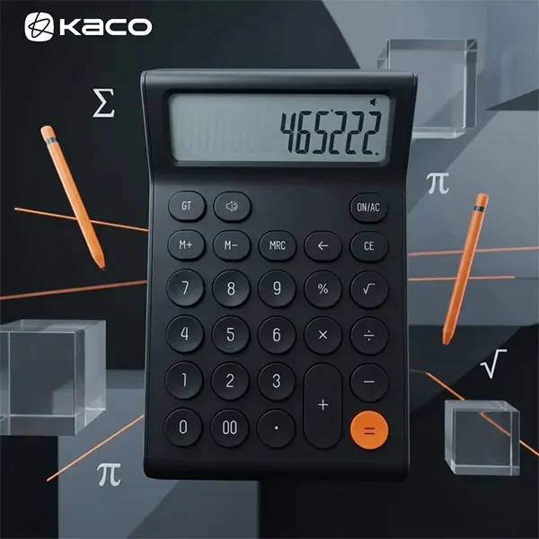 Kaco MATE K1429 Calculator Kalkulator 12 Digit Large Screen Battery Kaco MATE K1429 Calculator Kalkulator 12 Digit Large Screen Battery