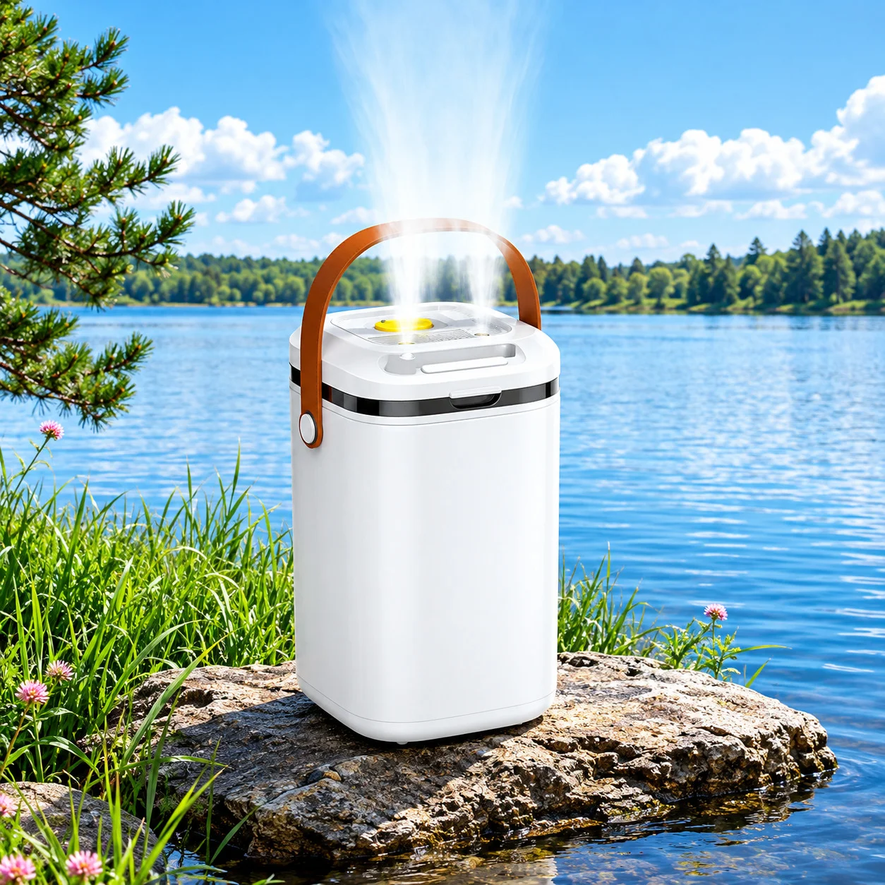 HOCO HX35 Mist 2L Dual Spray Ultrasonic Humidifier