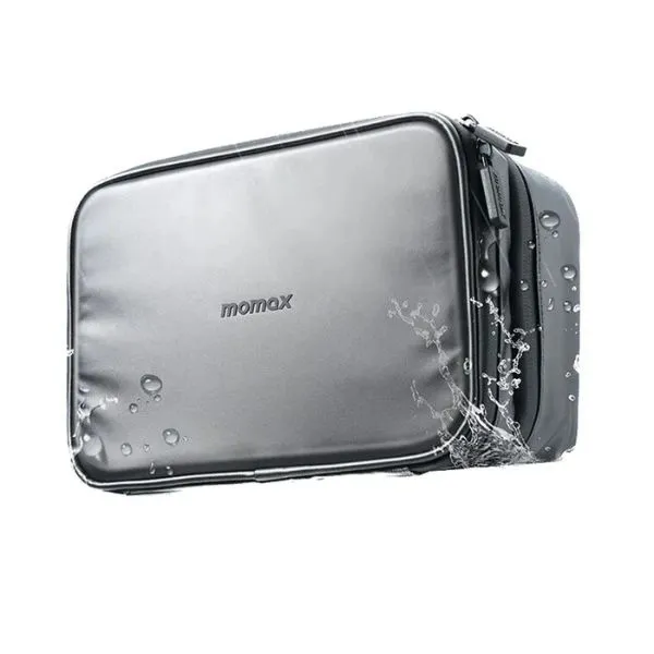 Momax SR35 1-World Organiser Tech Kit showing internal storage straps