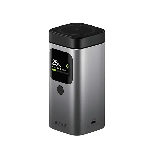SHARGE StangMag 100W 15000mAh Qi2 Power Bank for Fast Wired and Magnetic Wireless Charging