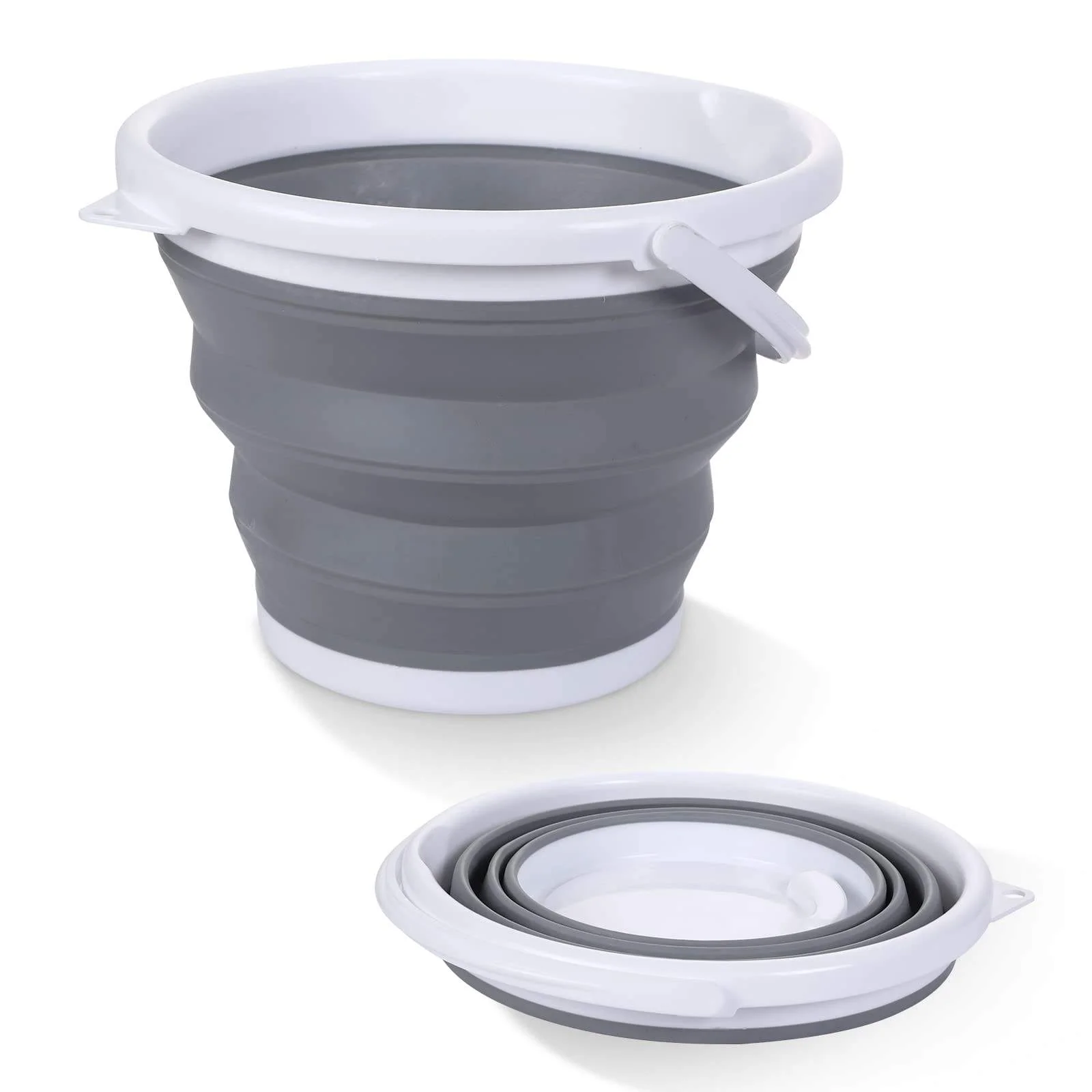 FaSola 10L Multifunctional Folding Plastic Bucket For Outdoor Water Activities FaSola 10L Multifunctional Folding Plastic Bucket For Outdoor Water Activities