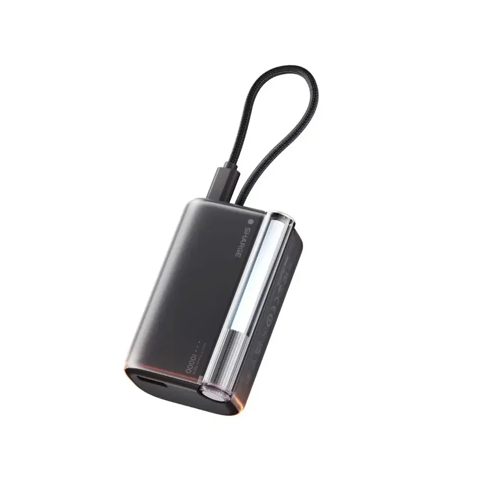 SHARGE Flow 3 10000mAh 45W Power Bank with Built-in Cable for Fast Portable Charging SHARGE Flow 3 10000mAh 45W Power Bank with Built-in Cable for Fast Portable Charging